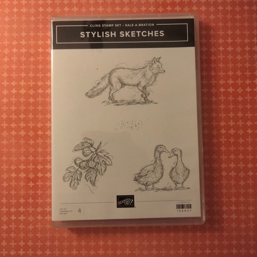 Stampin' Up! Nature Sketch Cling Stamps